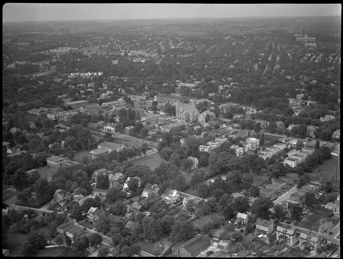 Aerial view of Lansdowne, Pa. and vicinity · Media Historic Archives